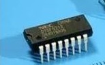 Dip dual in line package integrated circuit 
